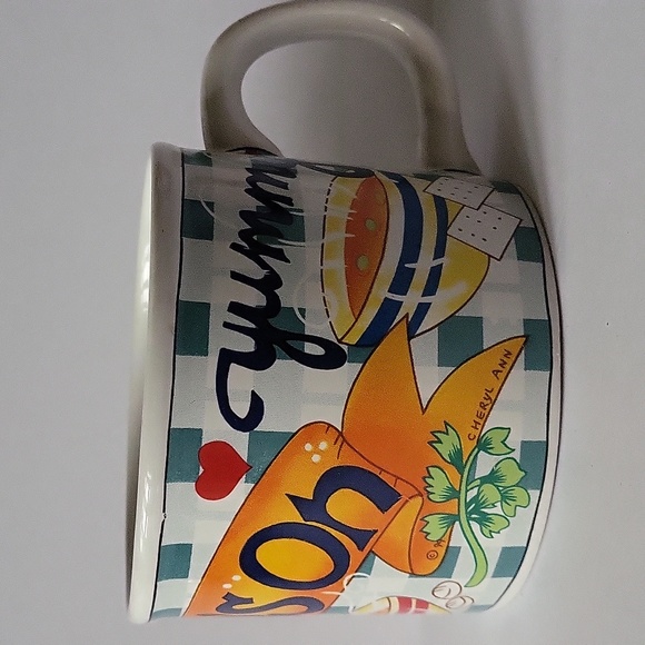 Vintage 1999 Soups On Ceramic Cup Coffee Mug By Cheryl Ann Design - Picture 12 of 16
